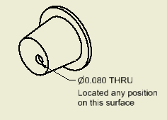 Catalog drawing of Restrictor plastic - F5012